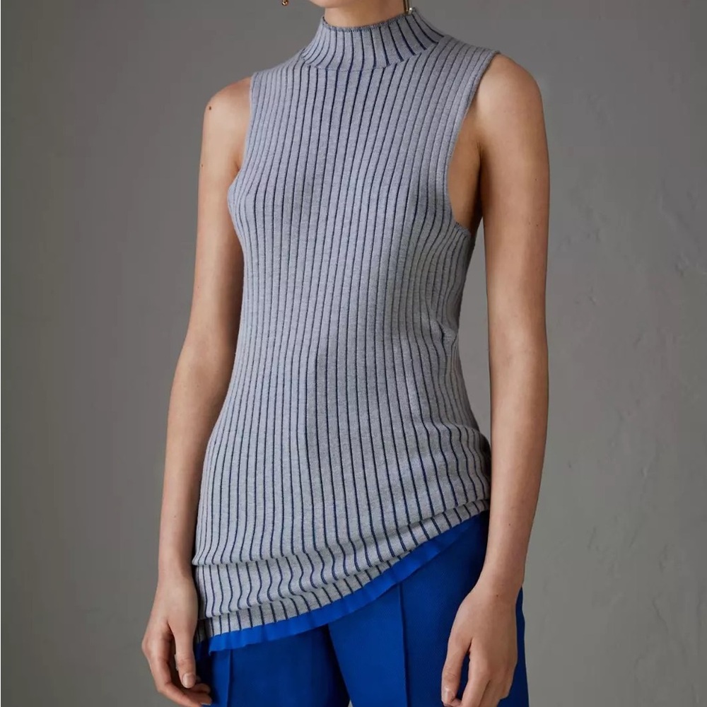 Burberry Tensleep Cashmere & Silk Tank Top